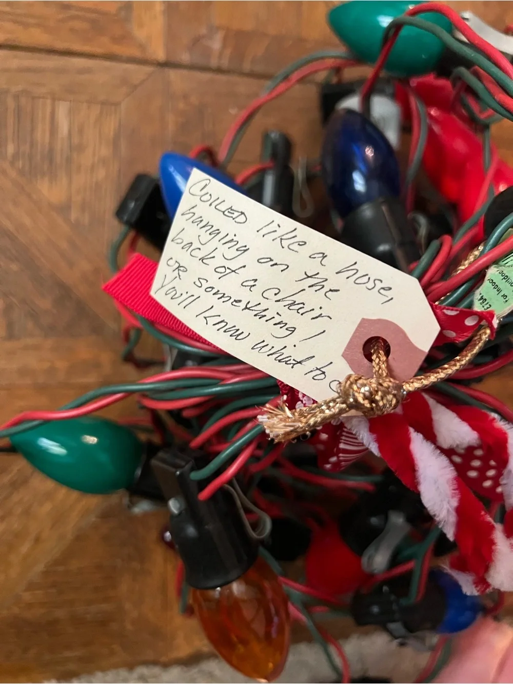 Vintage Multicolor Christmas String Lights